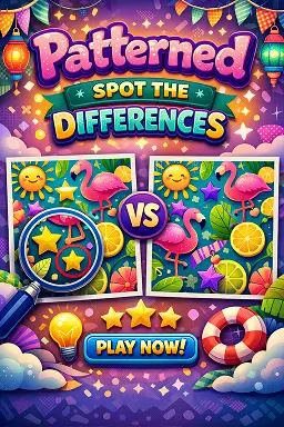 Patterned Spot The Differences